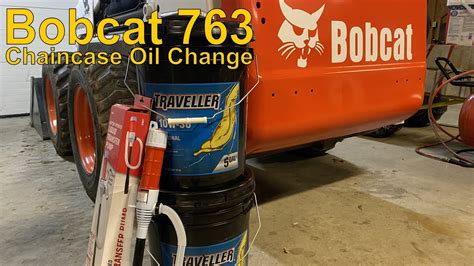 the oil capacity for a bobcat 773 with oil filter is 7. . Bobcat chaincase oil type